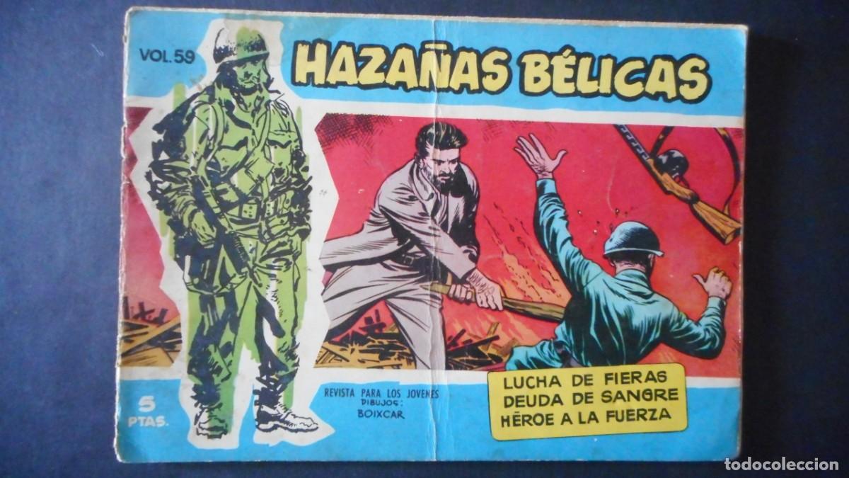 Tebeos: HAZA&Ntilde;AS B&Eacute;LICAS N&ordm; 59/ C-16 - Foto 1