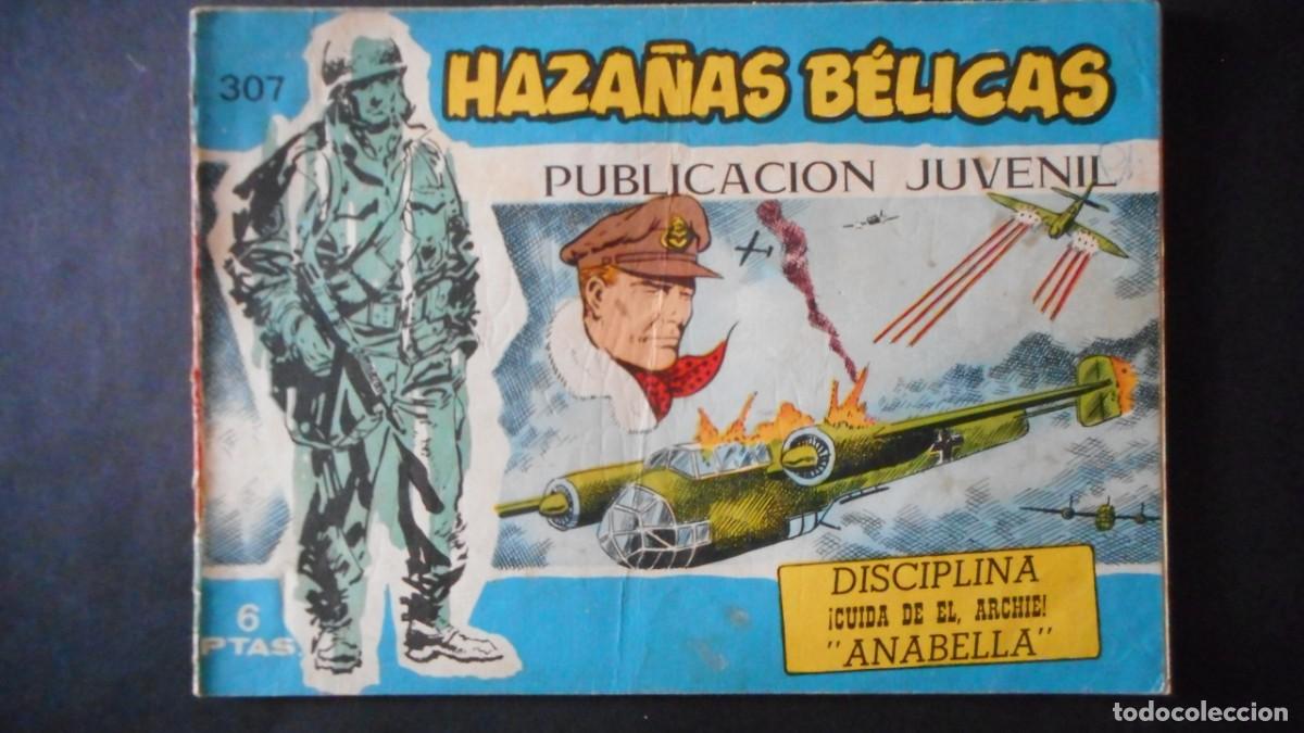 Tebeos: HAZA&Ntilde;AS B&Eacute;LICAS N&ordm; 307 / C-16 - Foto 1