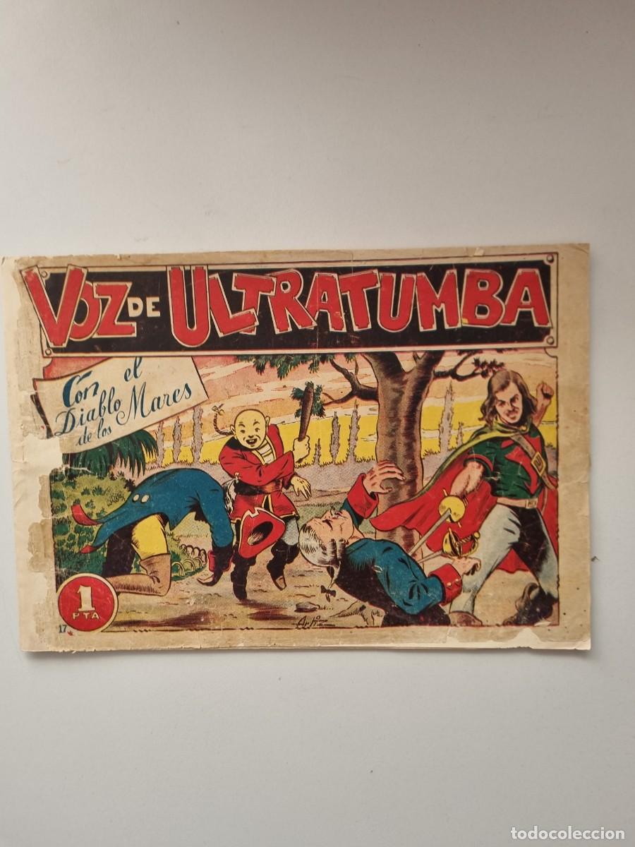 Tebeos: El Diablo de los Mares n&deg; 17 a&ntilde;o 1947 17x24 - Foto 1