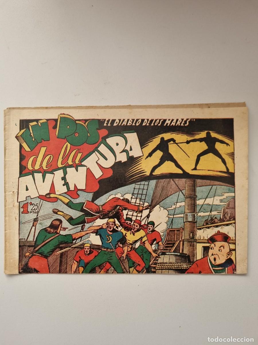 Tebeos: El Diablo de los Mares n&deg; 65 a&ntilde;o 1947 17x24 - Foto 1
