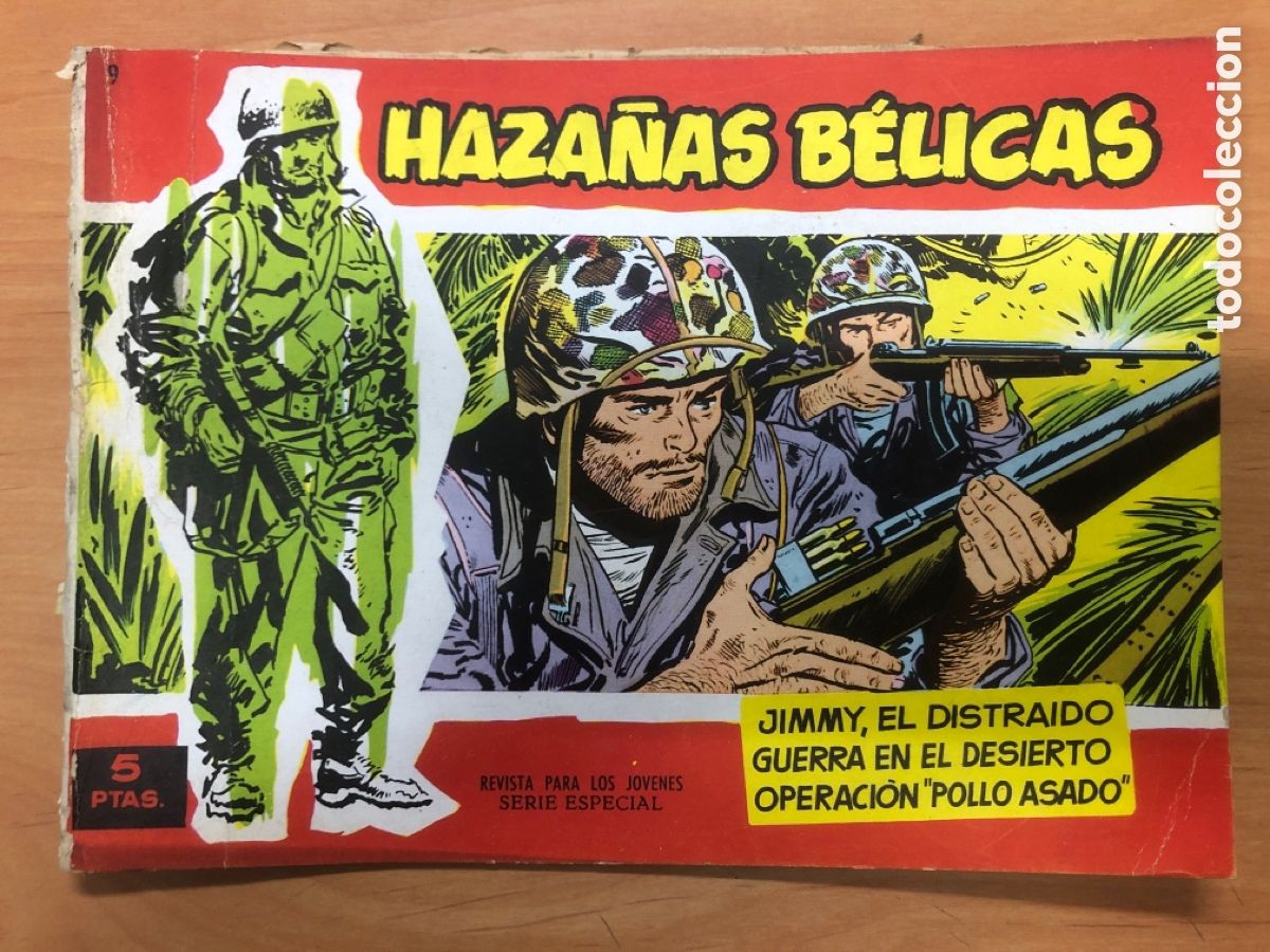 Tebeos: HAZA&Ntilde;AS BELICAS ROJAS N&ordm; 9 - Foto 1