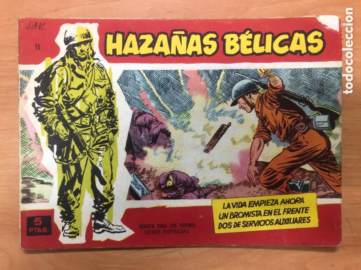 Tebeos: HAZA&Ntilde;AS BELICAS ROJAS N&ordm; 15 - Foto 1