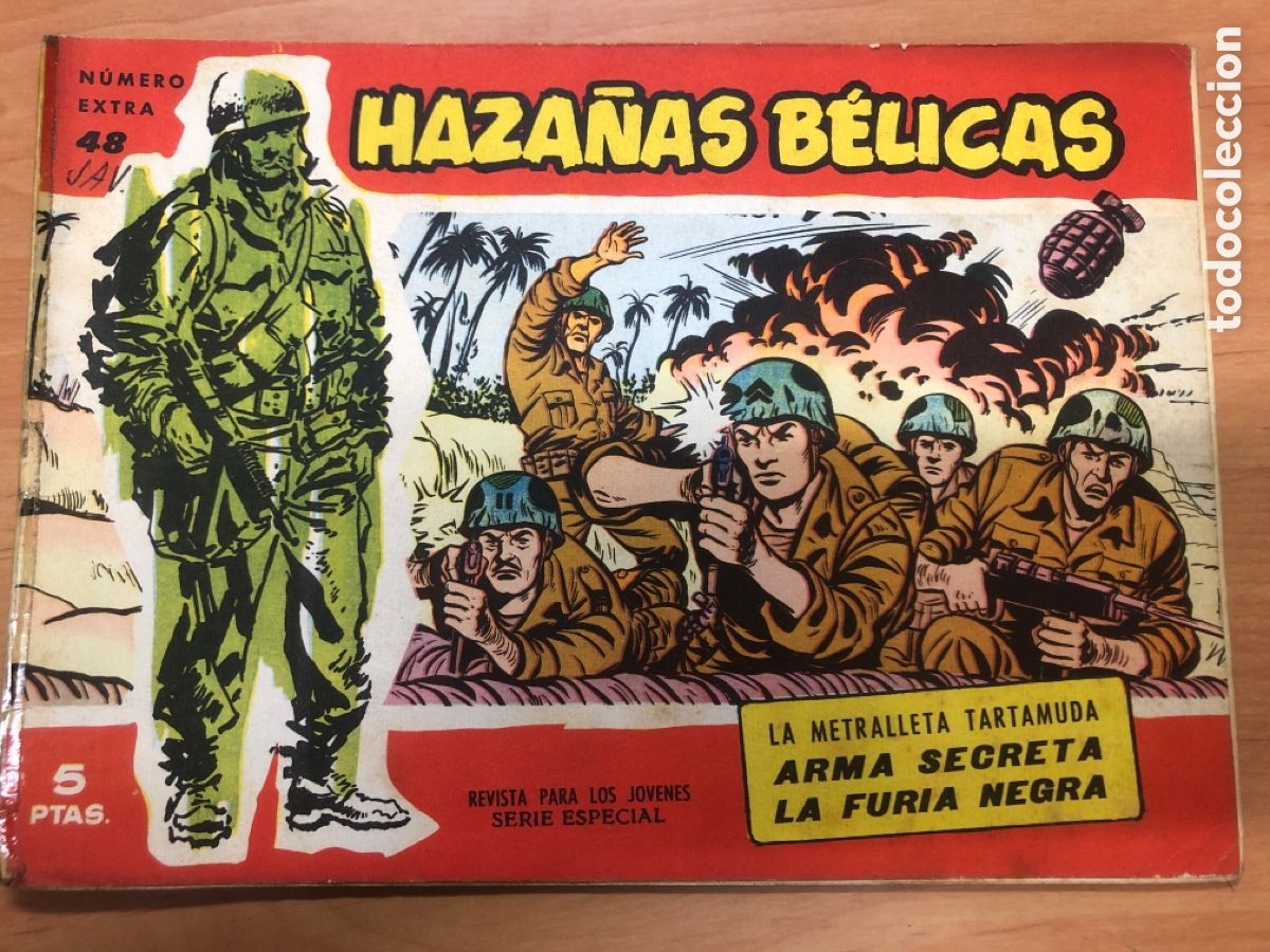 Tebeos: HAZA&Ntilde;AS BELICAS ROJAS N&ordm; 48 - Foto 1