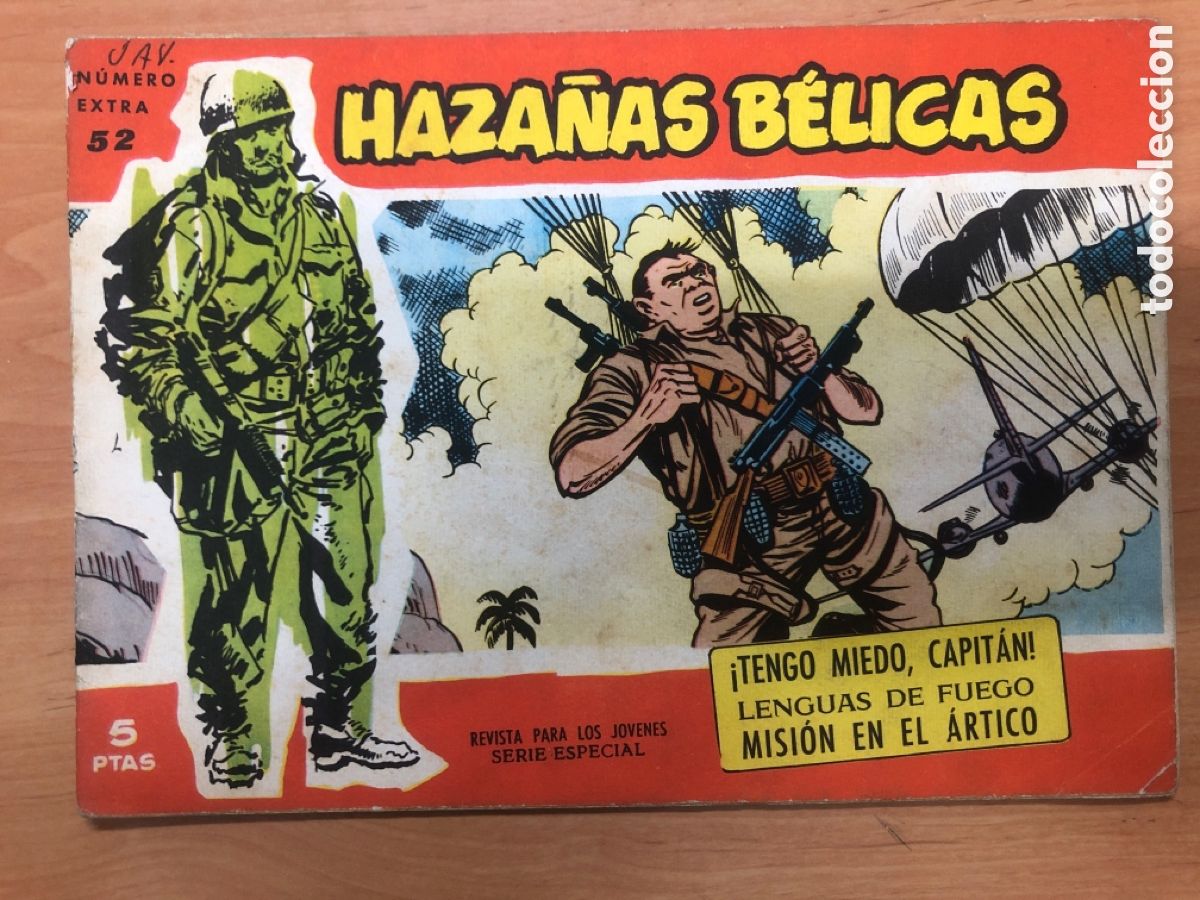 Tebeos: HAZA&Ntilde;AS BELICAS ROJAS N&ordm; 52 - Foto 1