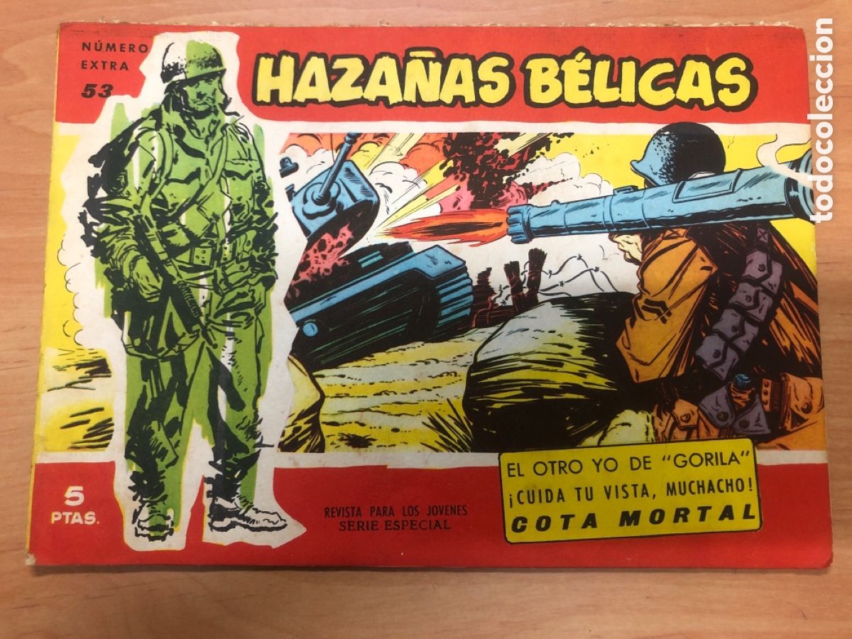 Tebeos: HAZA&Ntilde;AS BELICAS ROJAS N&ordm; 53 - Foto 1