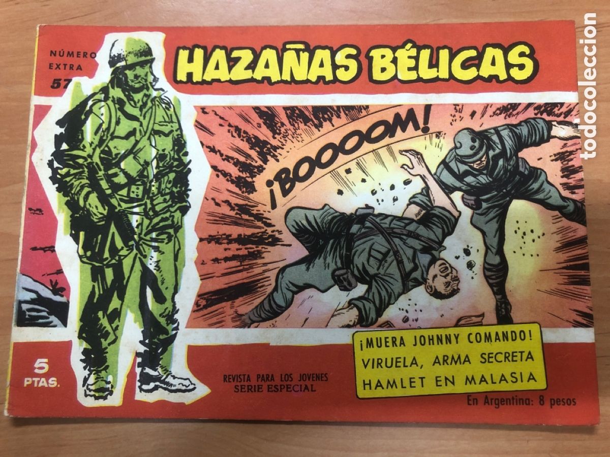 Tebeos: HAZA&Ntilde;AS BELICAS ROJAS N&ordm; 57 - Foto 1