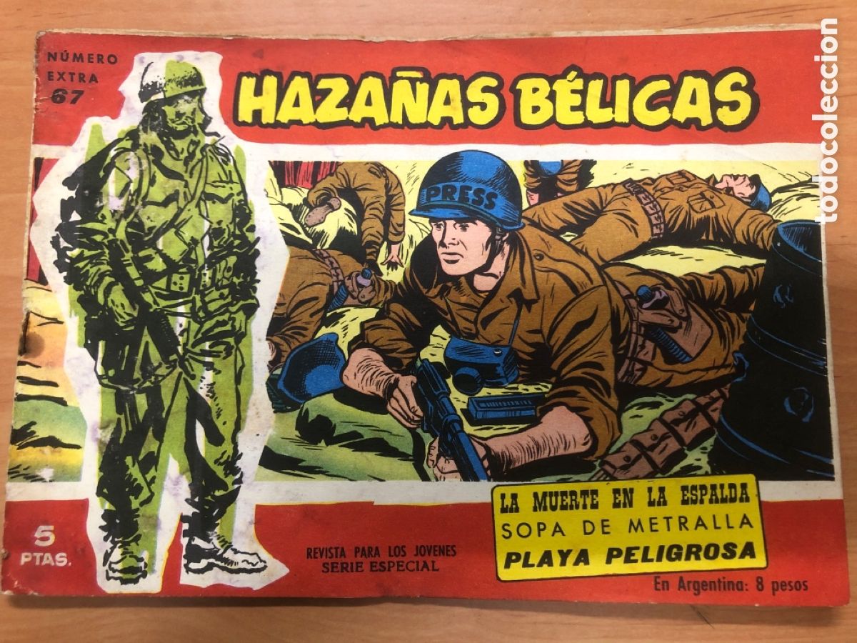 Tebeos: HAZA&Ntilde;AS BELICAS ROJAS N&ordm; 67 - Foto 1