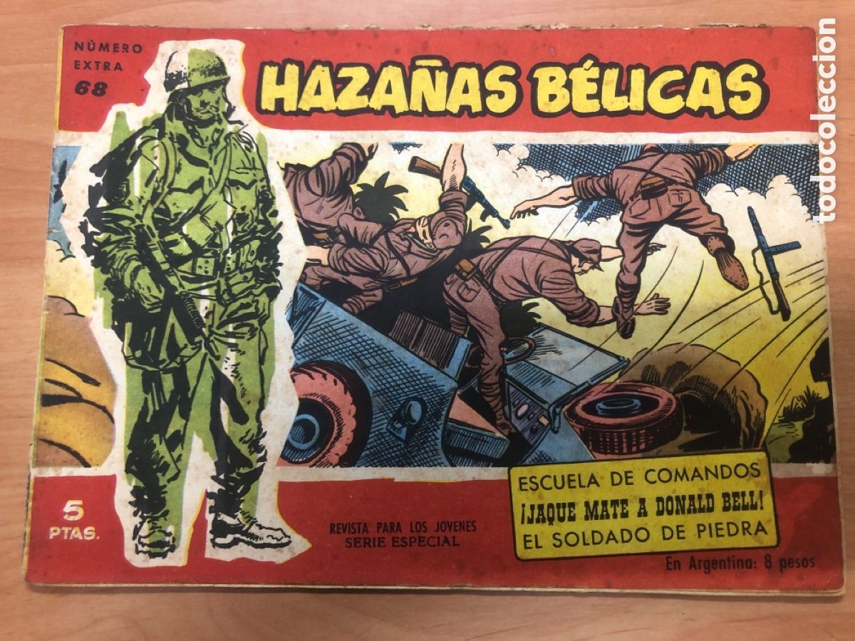 Tebeos: HAZA&Ntilde;AS BELICAS ROJAS N&ordm; 68 - Foto 1