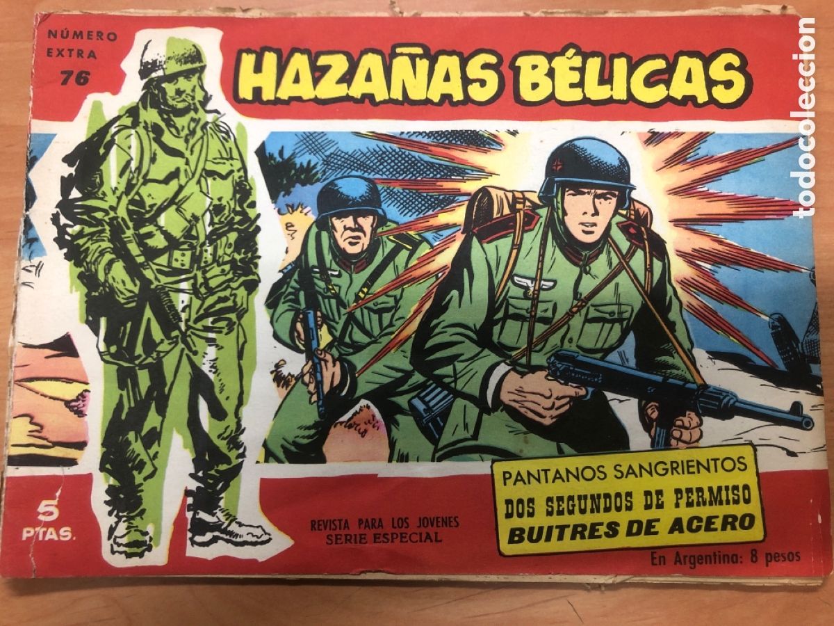 Tebeos: HAZA&Ntilde;AS BELICAS ROJAS N&ordm; 76 - Foto 1