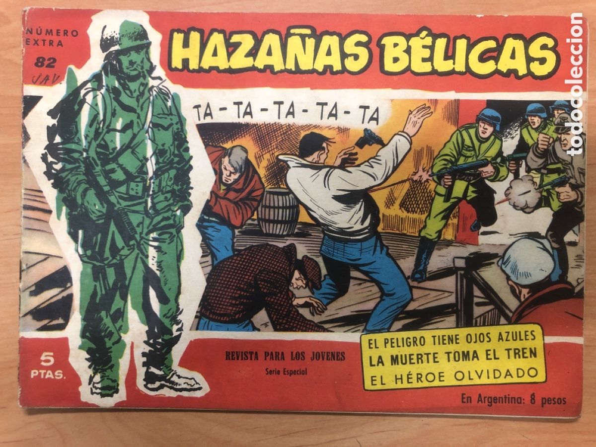Tebeos: HAZA&Ntilde;AS BELICAS ROJAS N&ordm; 82 - Foto 1