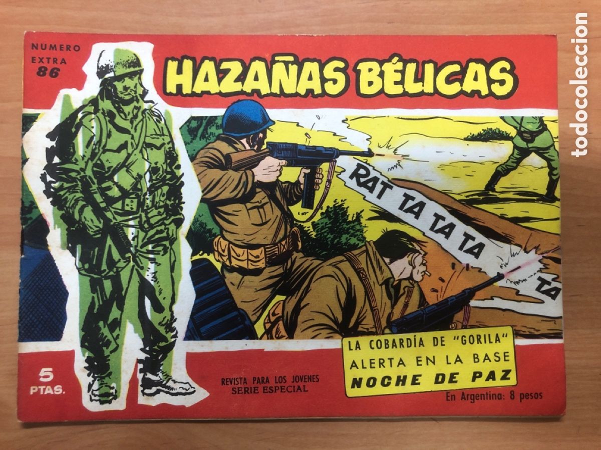 Tebeos: HAZA&Ntilde;AS BELICAS ROJAS N&ordm; 86 - Foto 1