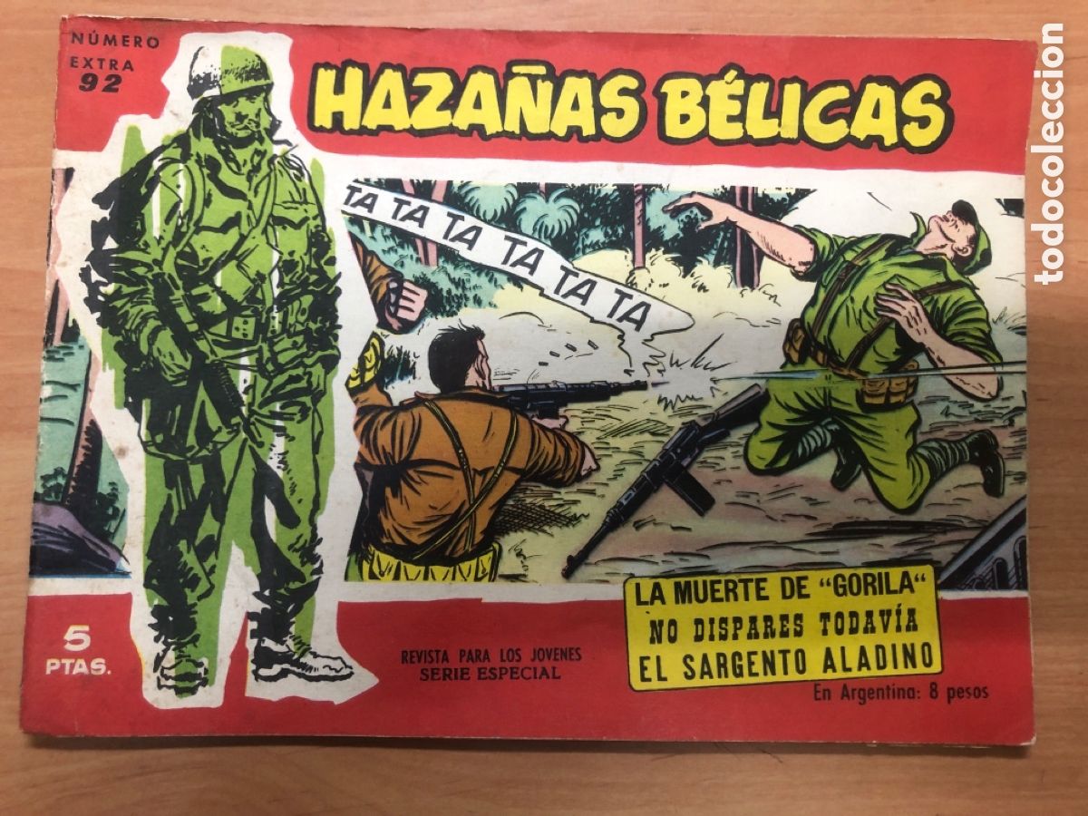 Tebeos: HAZA&Ntilde;AS BELICAS ROJAS N&ordm; 92 - Foto 1