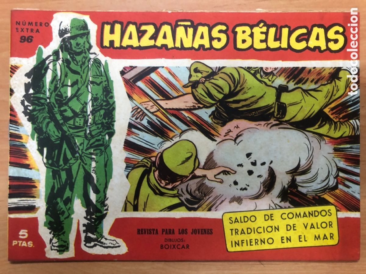 Tebeos: HAZA&Ntilde;AS BELICAS ROJAS N&ordm; 96 - Foto 1