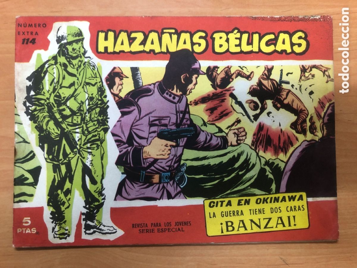 Tebeos: HAZA&Ntilde;AS BELICAS ROJAS N&ordm; 114 - Foto 1