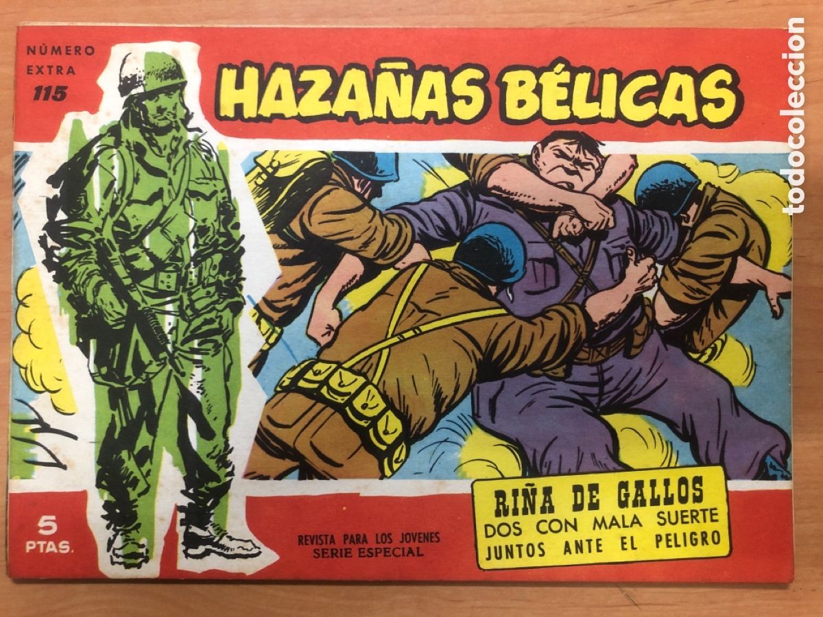 Tebeos: HAZA&Ntilde;AS BELICAS ROJAS N&ordm; 115 - Foto 1