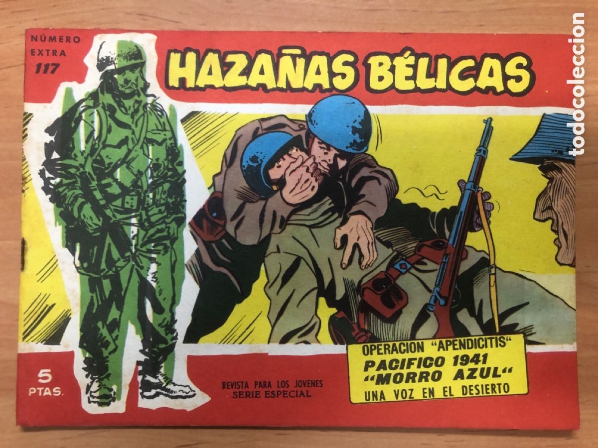 Tebeos: HAZA&Ntilde;AS BELICAS ROJAS N&ordm; 117 - Foto 1