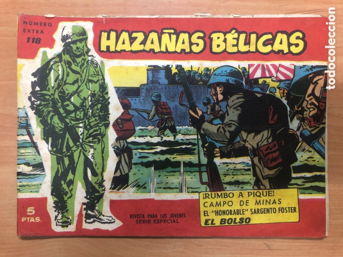 Tebeos: HAZA&Ntilde;AS BELICAS ROJAS N&ordm; 118 - Foto 1