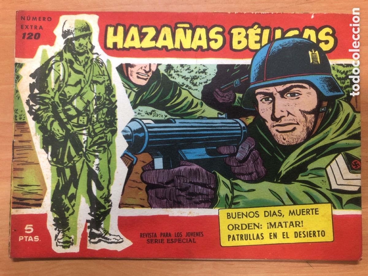 Tebeos: HAZA&Ntilde;AS BELICAS ROJAS N&ordm; 120 - Foto 1