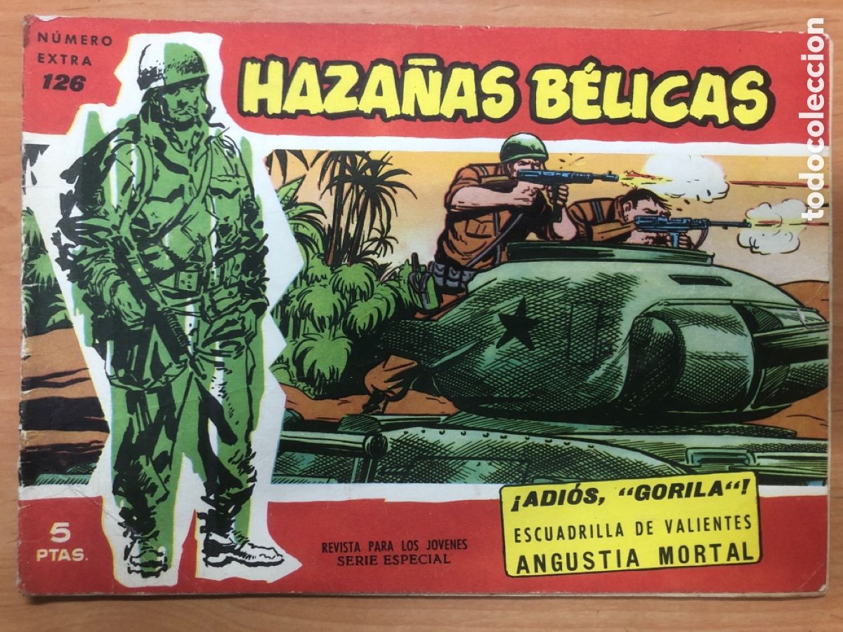 Tebeos: HAZA&Ntilde;AS BELICAS ROJAS N&ordm; 126 - Foto 1