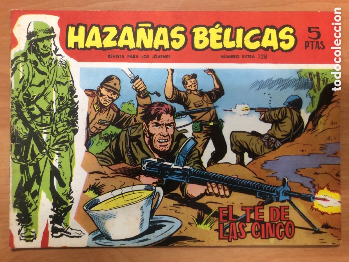 Tebeos: HAZA&Ntilde;AS BELICAS ROJAS N&ordm; 128 - Foto 1