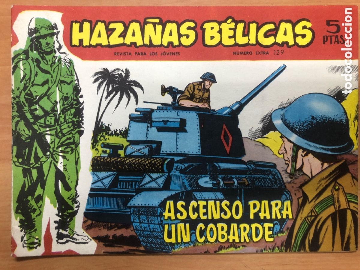 Tebeos: HAZA&Ntilde;AS BELICAS ROJAS N&ordm; 129 - Foto 1