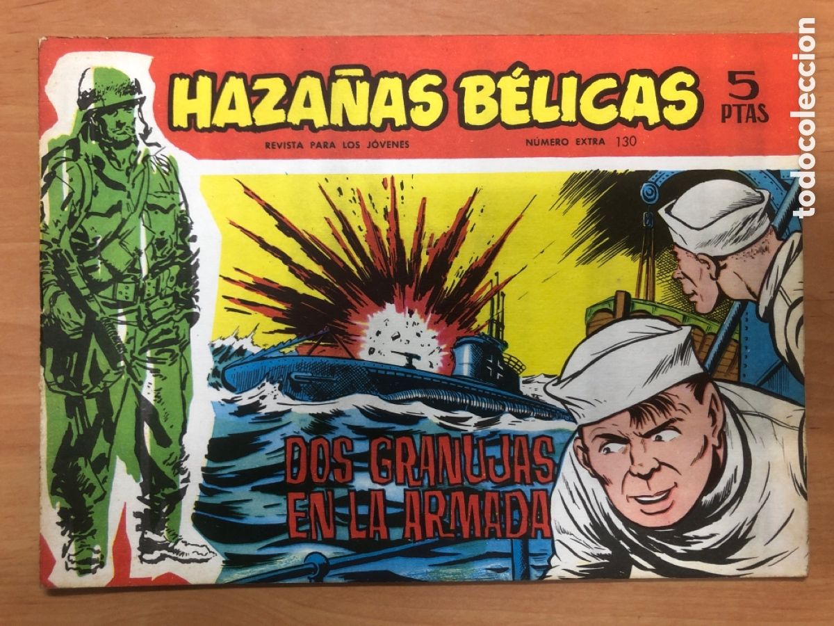 Tebeos: HAZA&Ntilde;AS BELICAS ROJAS N&ordm; 130 - Foto 1