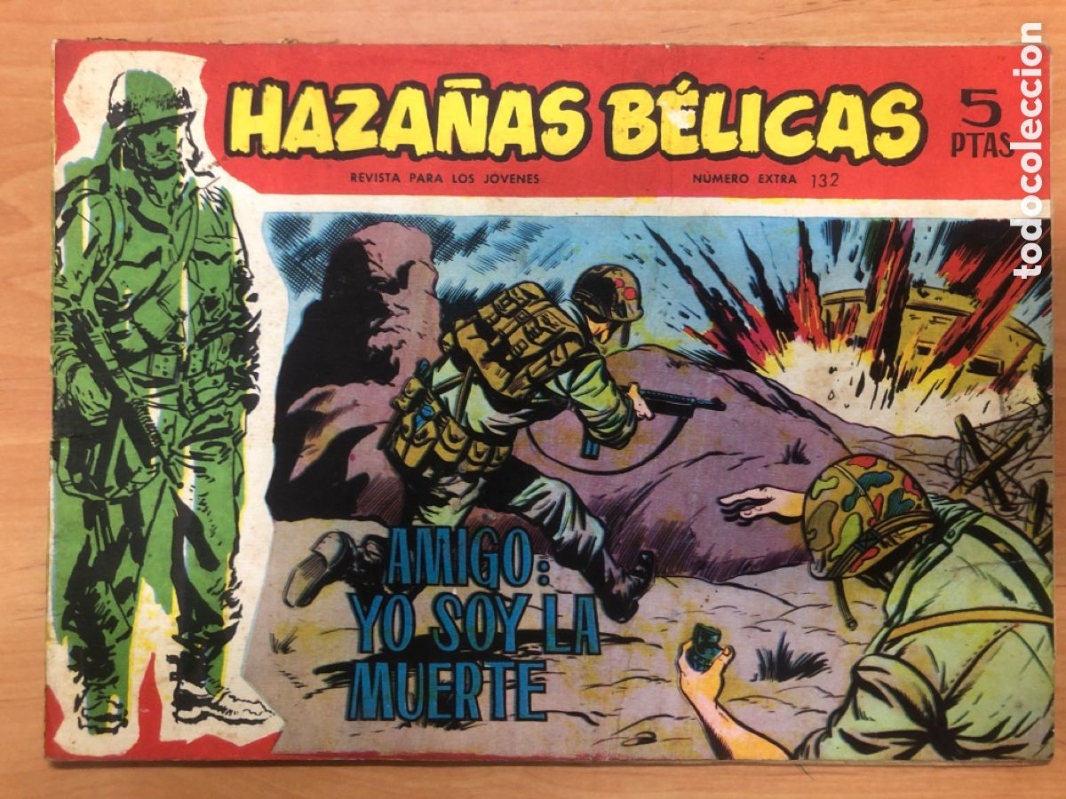 Tebeos: HAZA&Ntilde;AS BELICAS ROJAS N&ordm; 132 - Foto 1