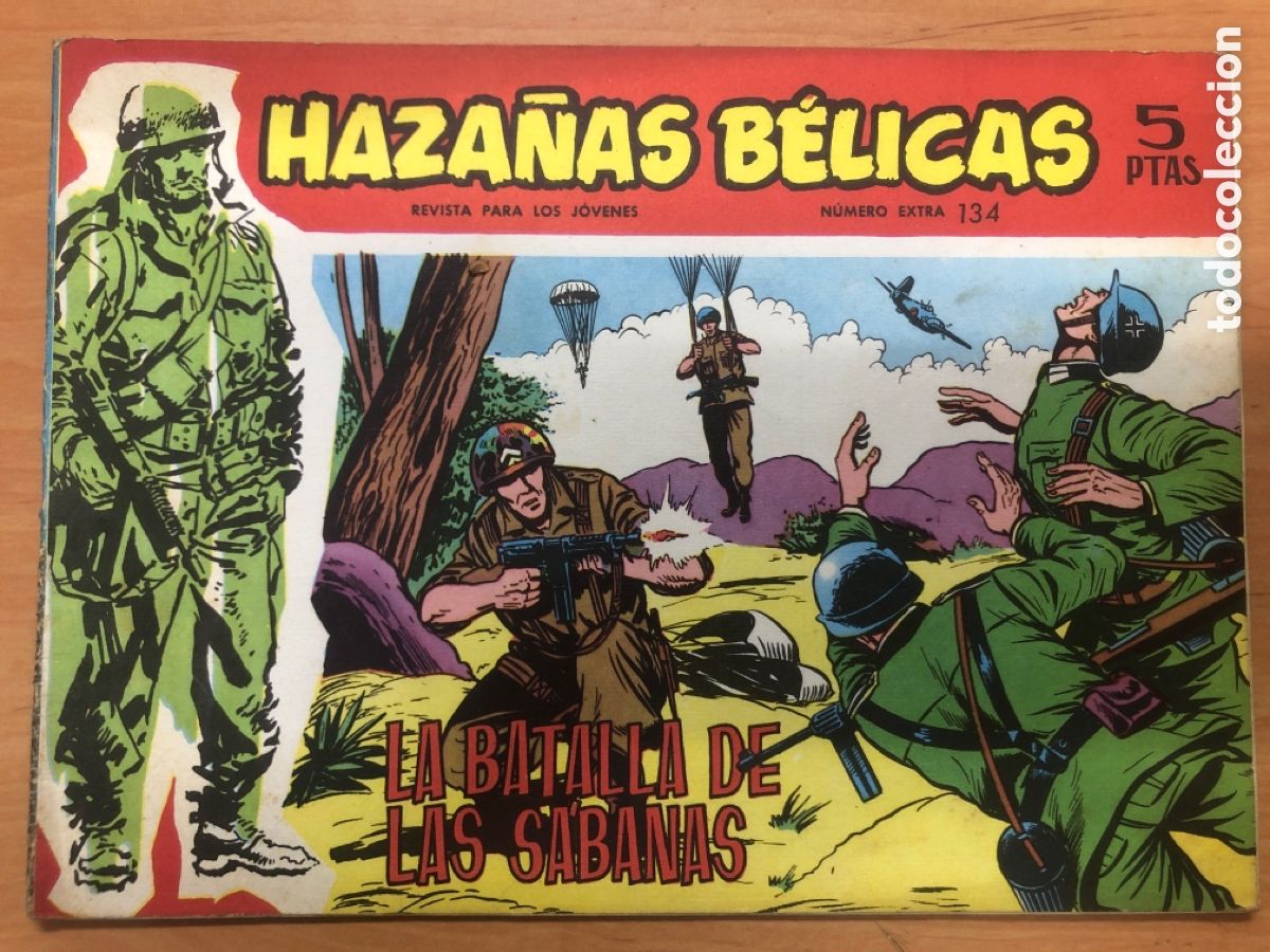 Tebeos: HAZA&Ntilde;AS BELICAS ROJAS N&ordm; 134 - Foto 1