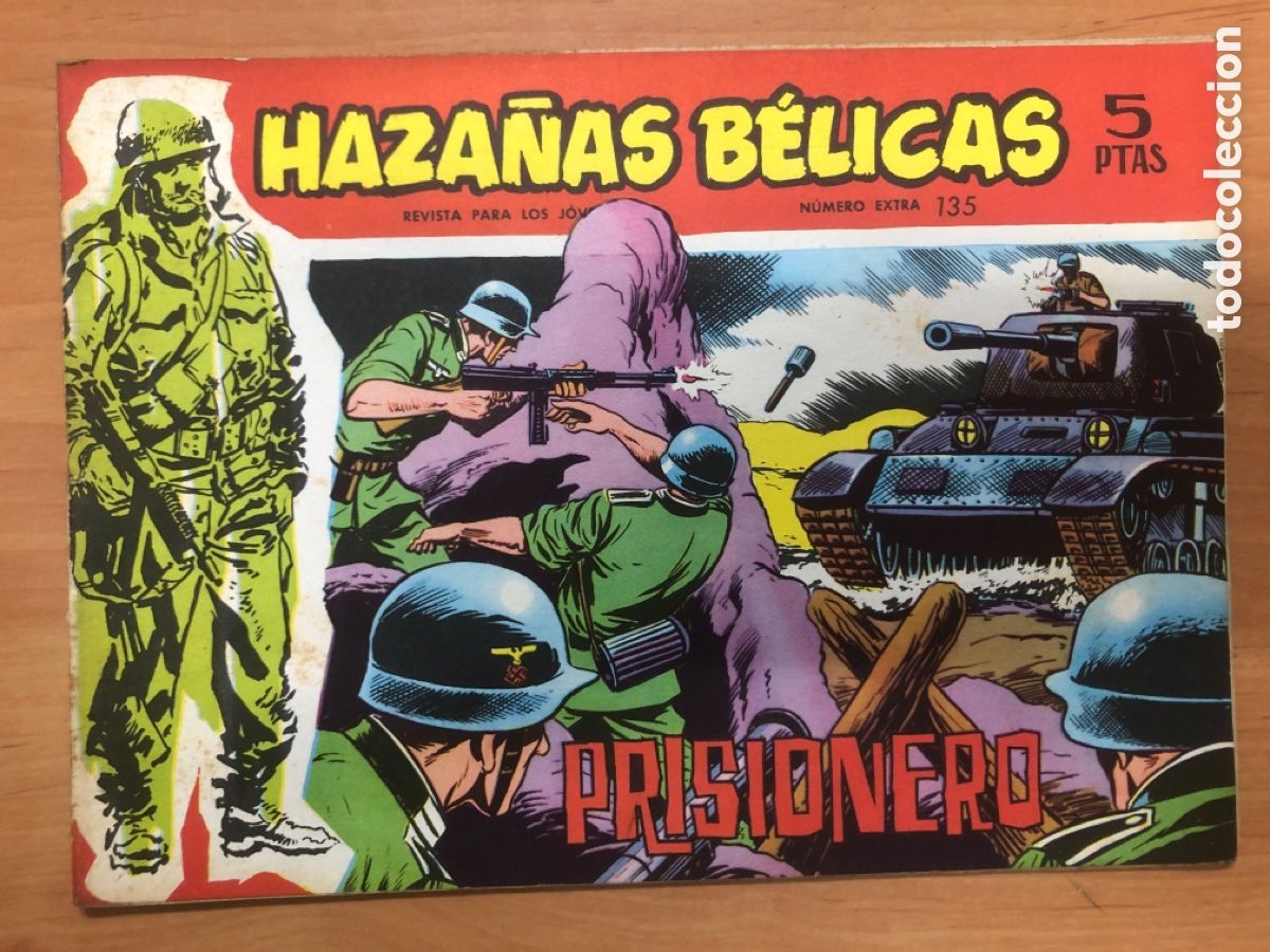 Tebeos: HAZA&Ntilde;AS BELICAS ROJAS N&ordm; 135 - Foto 1
