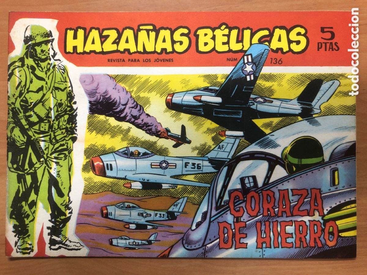 Tebeos: HAZA&Ntilde;AS BELICAS ROJAS N&ordm; 136 - Foto 1