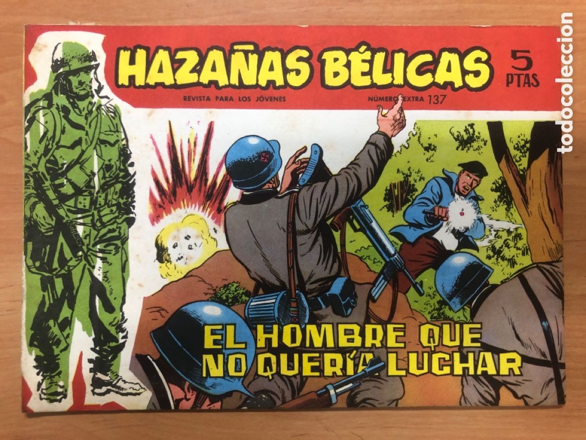 Tebeos: HAZA&Ntilde;AS BELICAS ROJAS N&ordm; 137 - Foto 1
