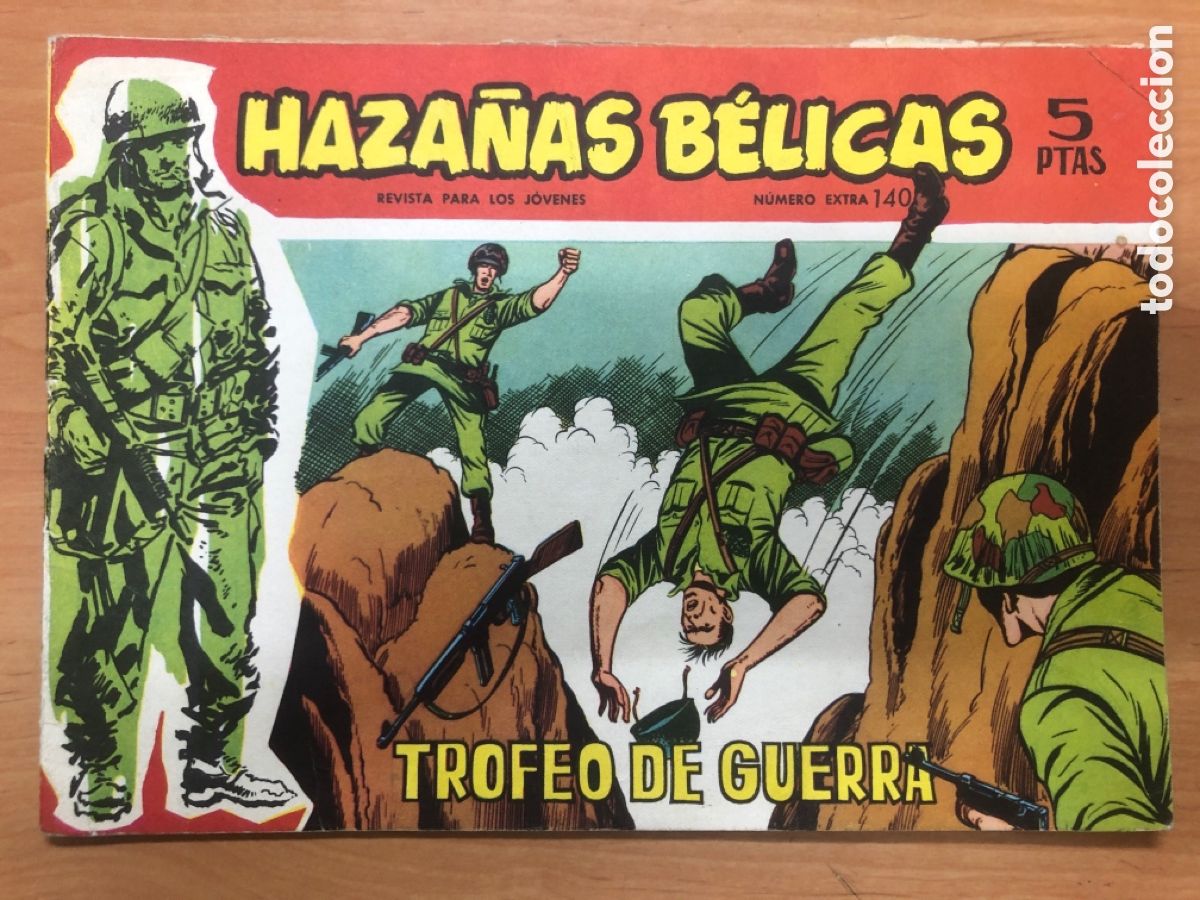 Tebeos: HAZA&Ntilde;AS BELICAS ROJAS N&ordm; 140 - Foto 1