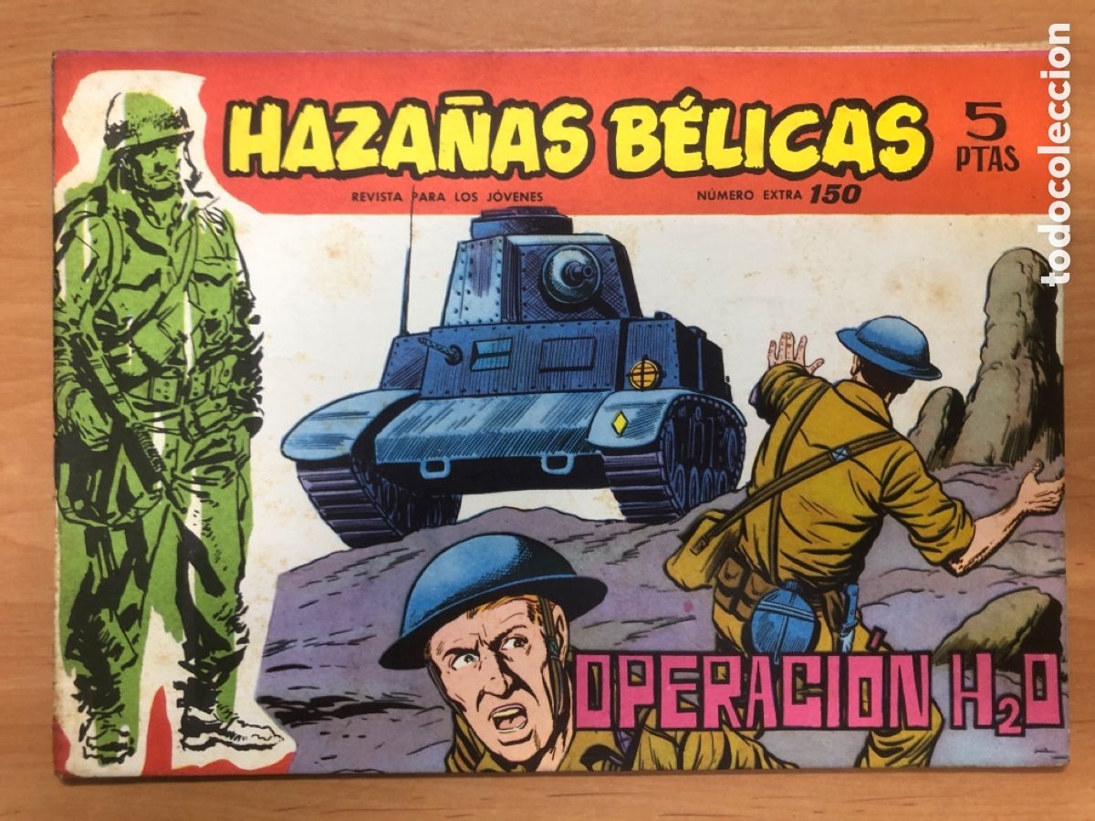 Tebeos: HAZA&Ntilde;AS BELICAS ROJAS N&ordm; 150 - Foto 1