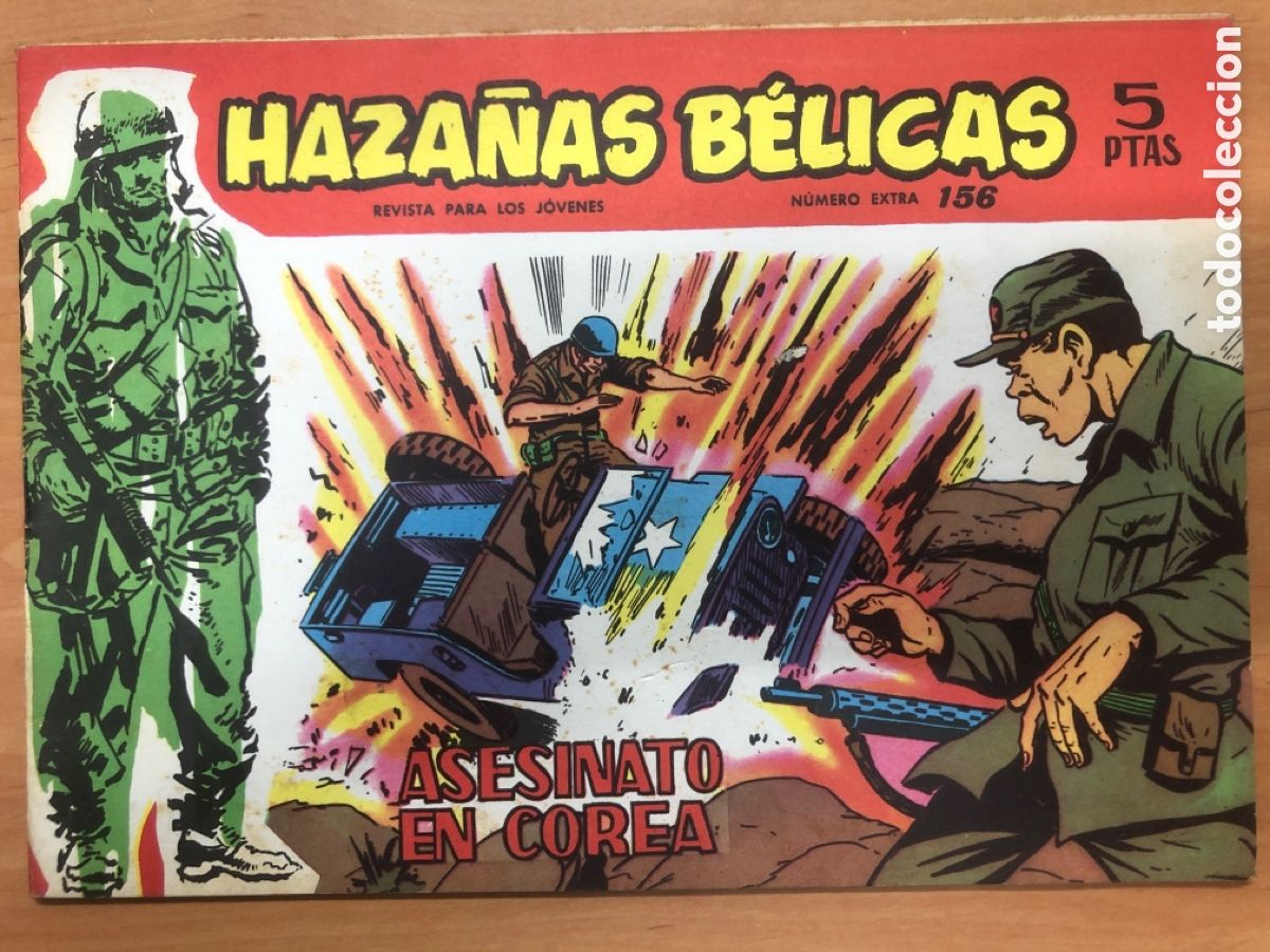Tebeos: HAZA&Ntilde;AS BELICAS ROJAS N&ordm; 156 - Foto 1