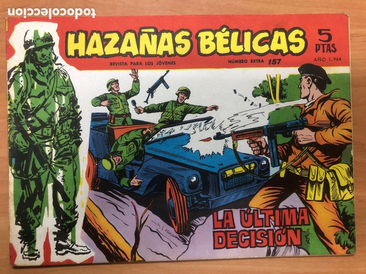 Tebeos: HAZA&Ntilde;AS BELICAS ROJAS N&ordm; 157 - Foto 1