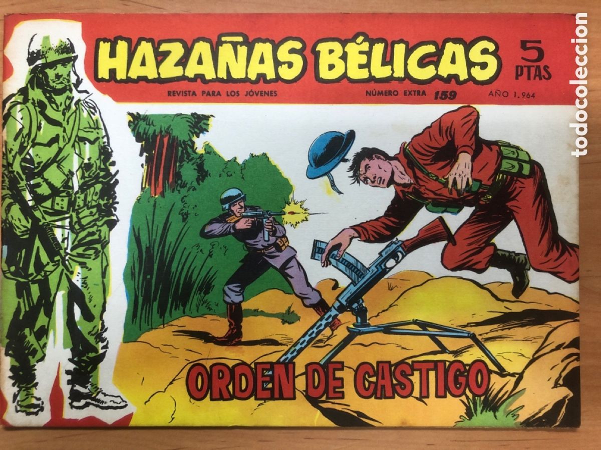 Tebeos: HAZA&Ntilde;AS BELICAS ROJAS N&ordm; 159 - Foto 1