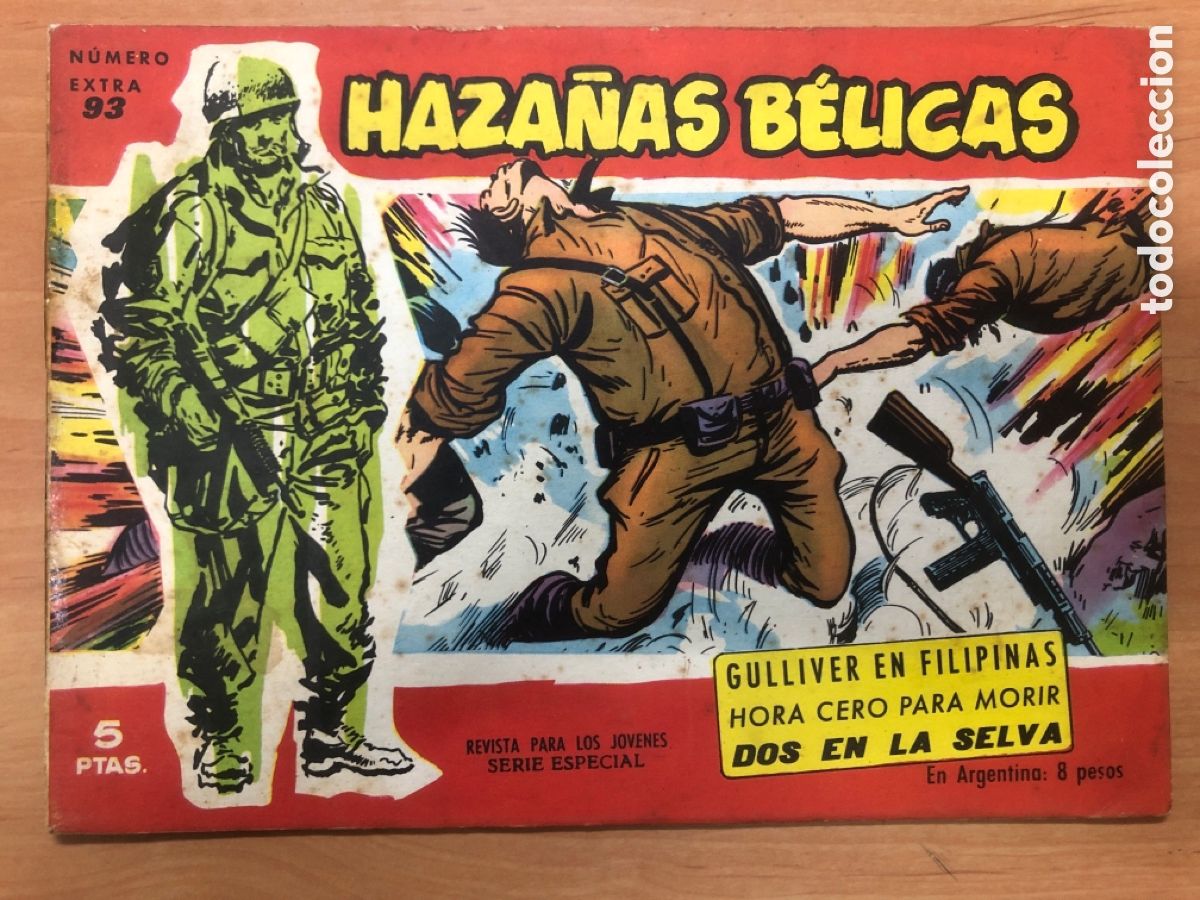 Tebeos: HAZA&Ntilde;AS BELICAS ROJAS N&ordm; 93 - Foto 1