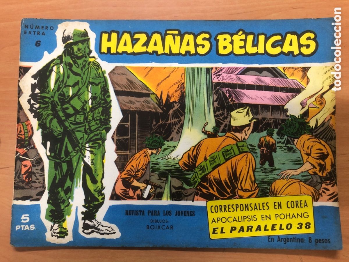 Tebeos: HAZA&Ntilde;AS BELICAS AZULES N&ordm; 6 - Foto 1