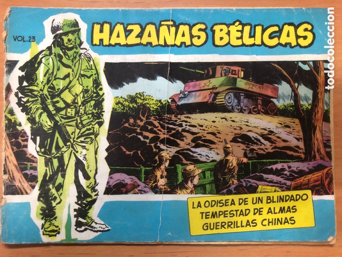 Tebeos: HAZA&Ntilde;AS BELICAS AZULES N&ordm; 23 - Foto 1