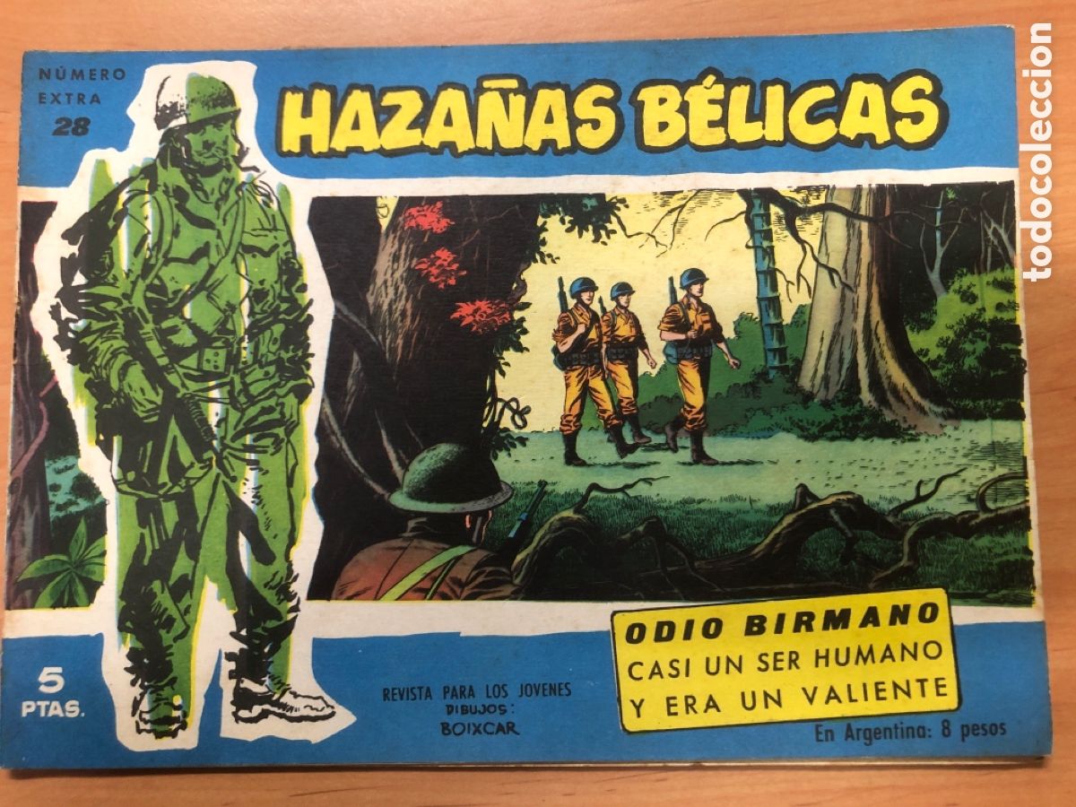 Tebeos: HAZA&Ntilde;AS BELICAS AZULES N&ordm; 28 - Foto 1