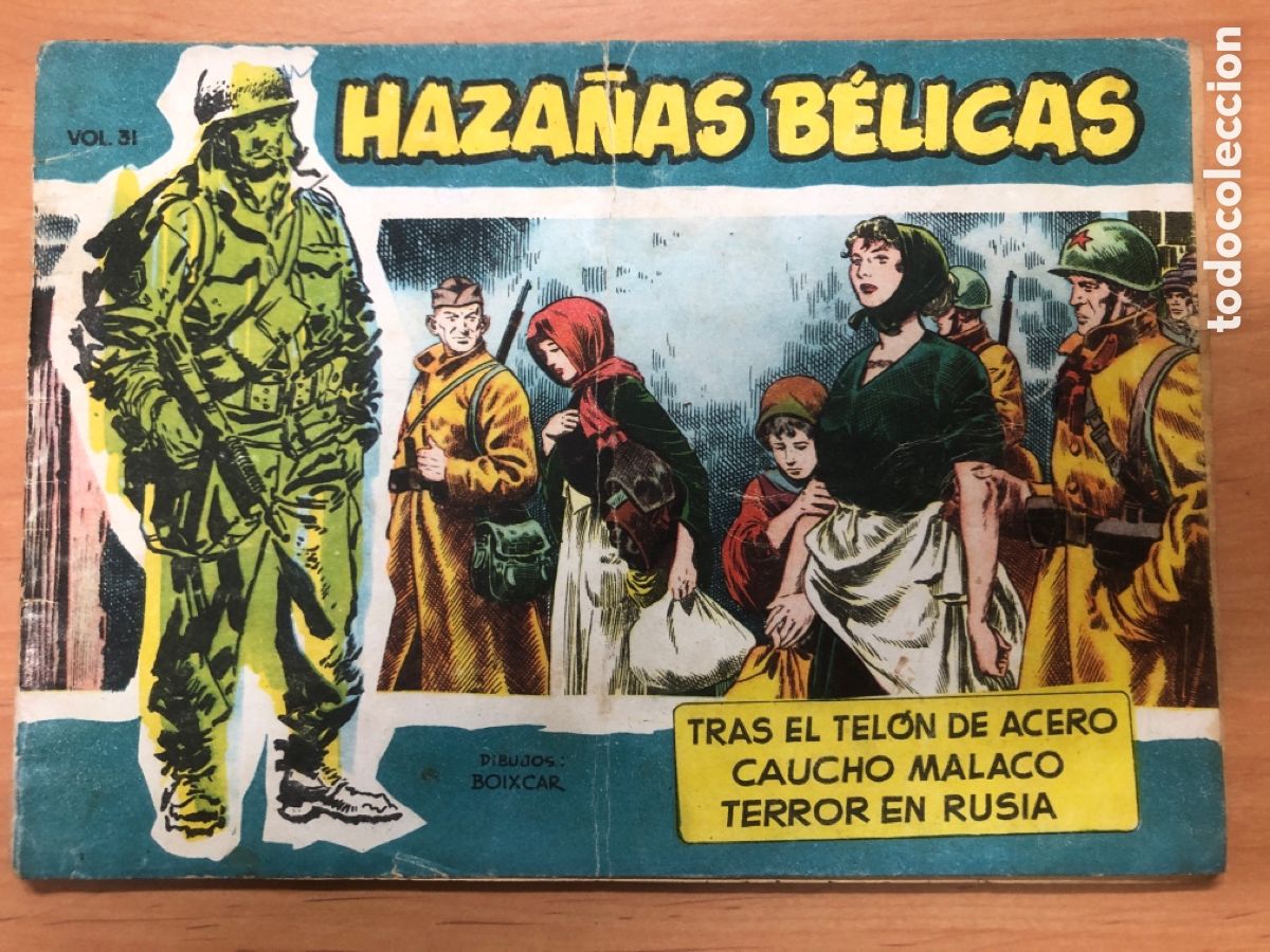 Tebeos: HAZA&Ntilde;AS BELICAS AZULES N&ordm; 31 - Foto 1