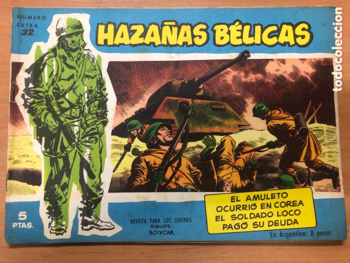 Tebeos: HAZA&Ntilde;AS BELICAS AZULES N&ordm; 32 - Foto 1