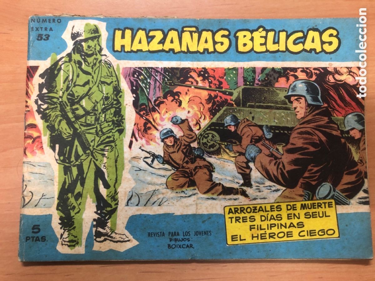 Tebeos: HAZA&Ntilde;AS BELICAS AZULES N&ordm; 53 - Foto 1