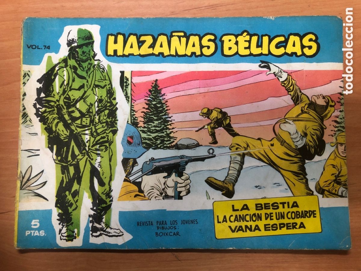 Tebeos: HAZA&Ntilde;AS BELICAS AZULES N&ordm; 74 - Foto 1