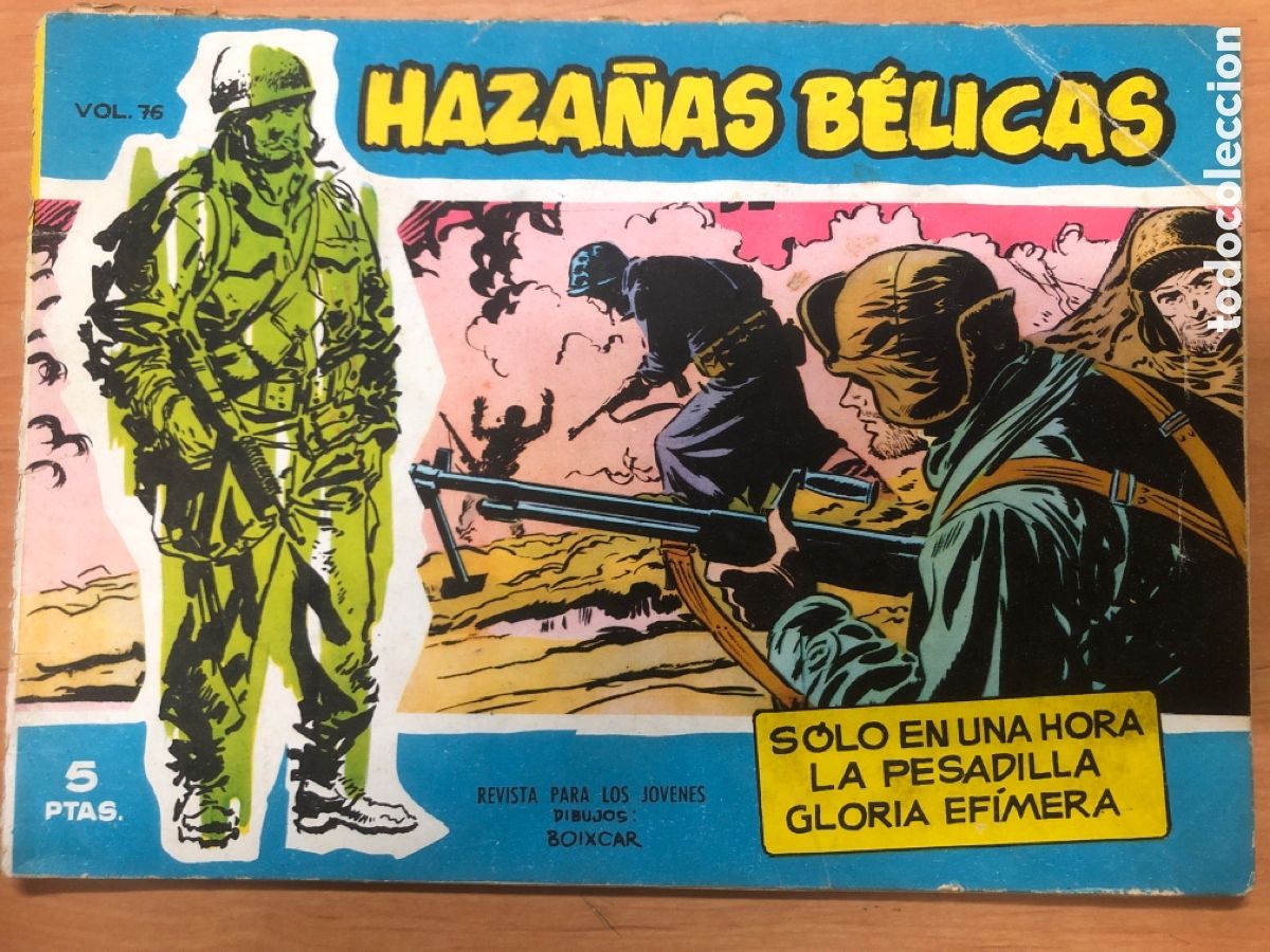 Tebeos: HAZA&Ntilde;AS BELICAS AZULES N&ordm; 76 - Foto 1