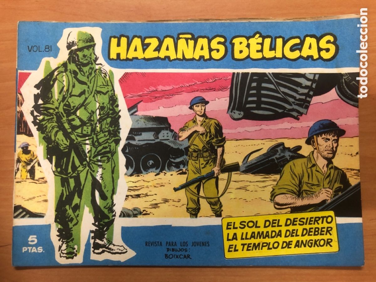 Tebeos: HAZA&Ntilde;AS BELICAS AZULES N&ordm; 81 - Foto 1