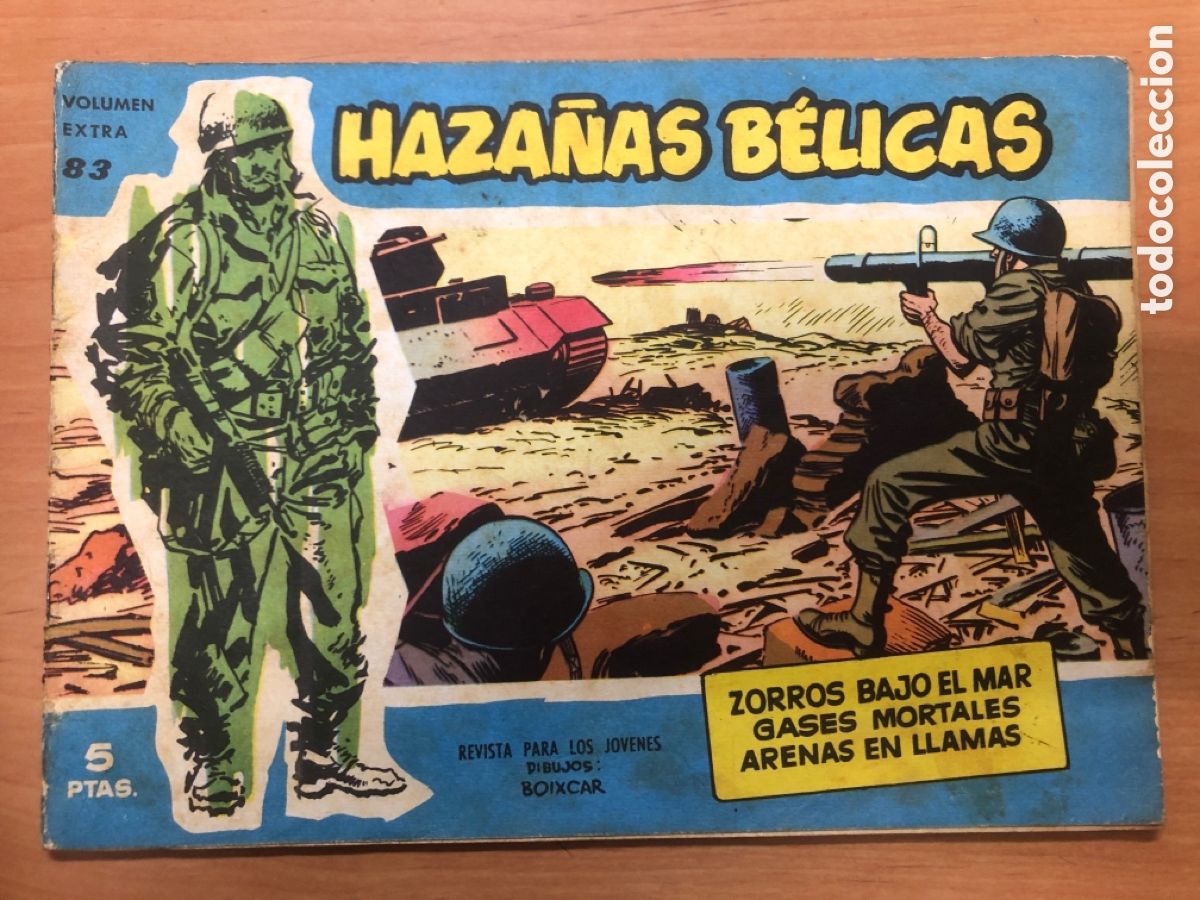 Tebeos: HAZA&Ntilde;AS BELICAS AZULES N&ordm; 83 - Foto 1