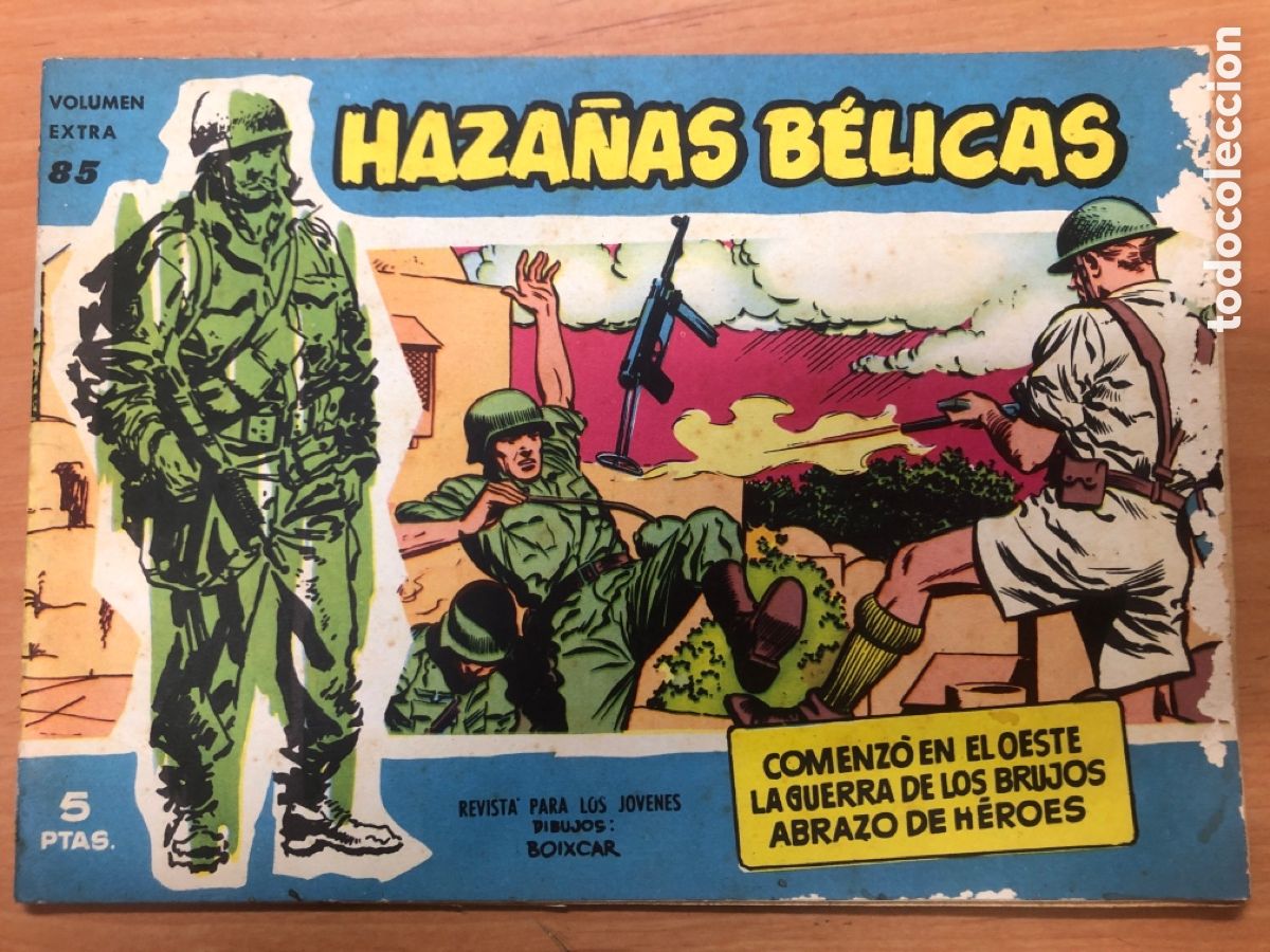 Tebeos: HAZA&Ntilde;AS BELICAS AZULES N&ordm; 85 - Foto 1