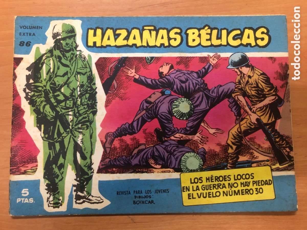 Tebeos: HAZA&Ntilde;AS BELICAS AZULES N&ordm; 86 - Foto 1