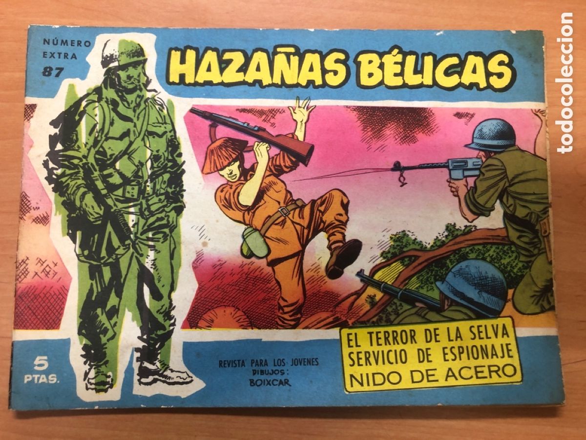 Tebeos: HAZA&Ntilde;AS BELICAS AZULES N&ordm; 87 - Foto 1
